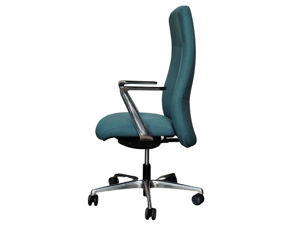 SILLON DIRECCION ACOLCHADO VISCO TAPIZADO AZUL MODELO XL DILE OFFICE.
